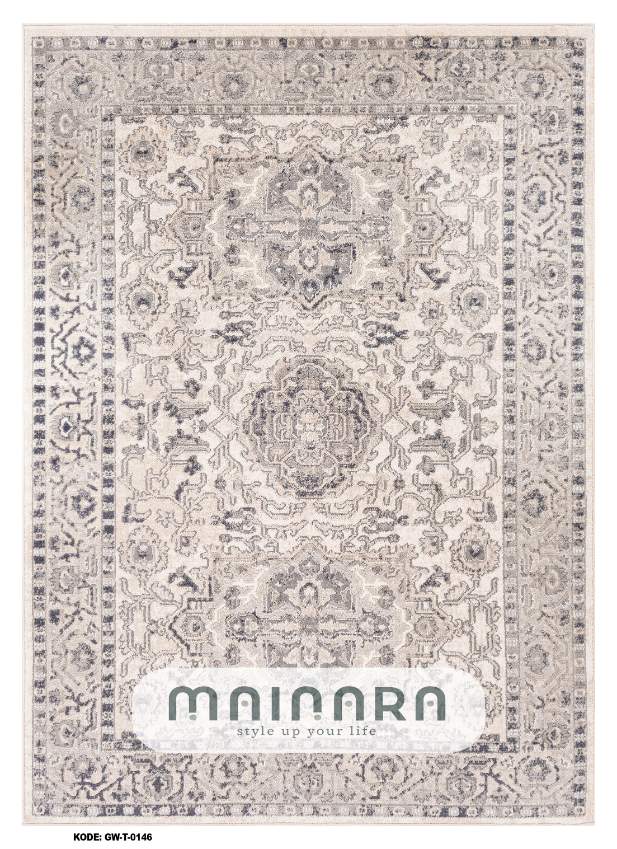 Karpet Tradisional (GW-T-0146) - Grey