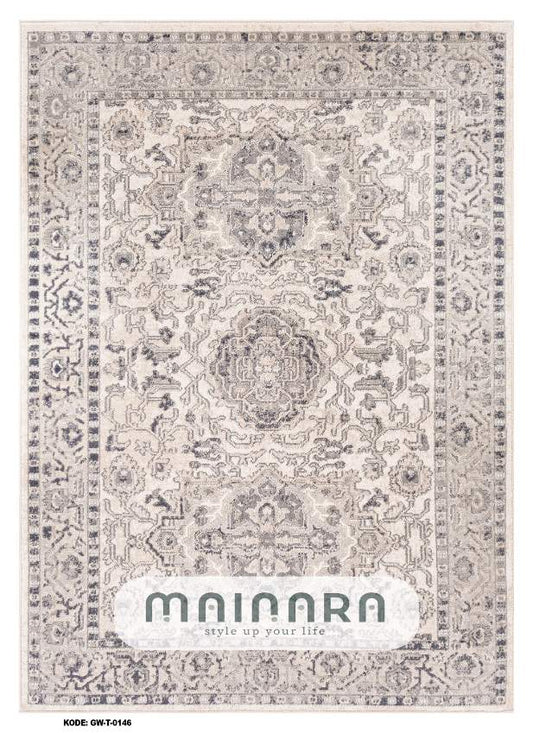 Karpet Tradisional (GW-T-0146) - Grey