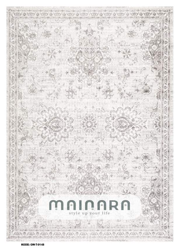 Karpet Tradisional (GW-T-0148) - Grey