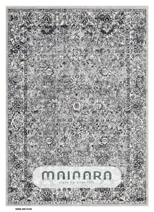Karpet Tradisional (GW-T-0166) - Grey, Black