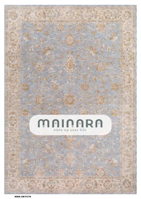 Karpet Tradisional (GW-T-0170) - Grey,Brown