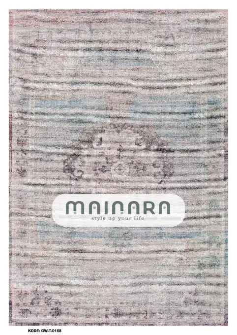 Karpet Tradisional (GW-T-0168) - Grey,Cream