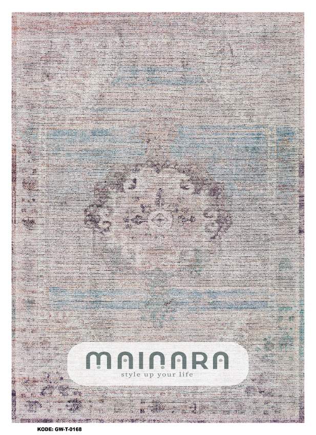 Karpet Tradisional (GW-T-0168) - Grey,Cream