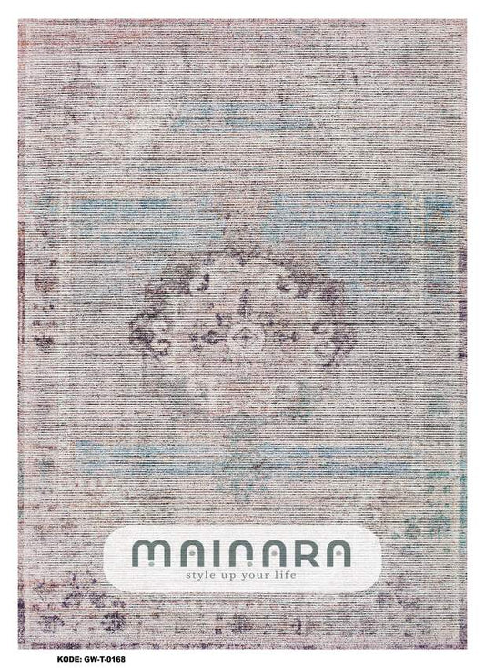 Karpet Tradisional (GW-T-0168) - Grey,Cream