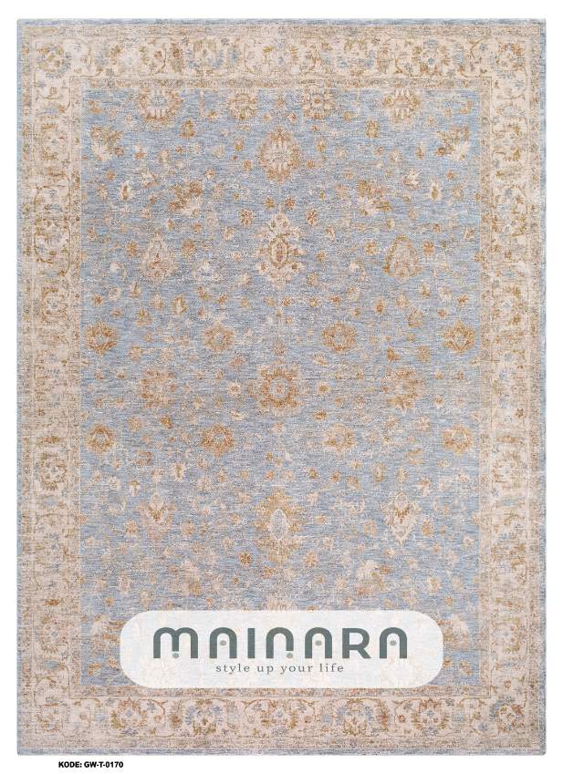 Karpet Tradisional (GW-T-0170) - Grey,Brown