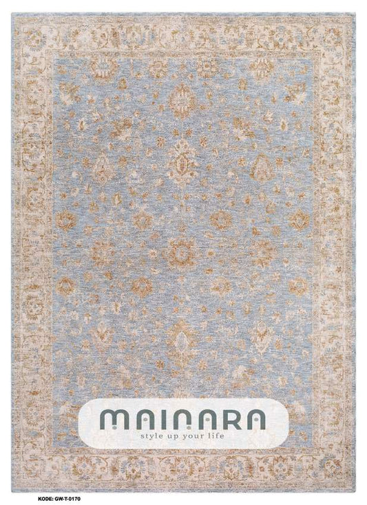 Karpet Tradisional (GW-T-0170) - Grey,Brown