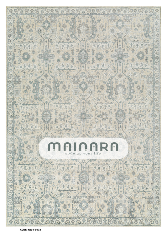Karpet Tradisional (GW-T-0173) - Grey