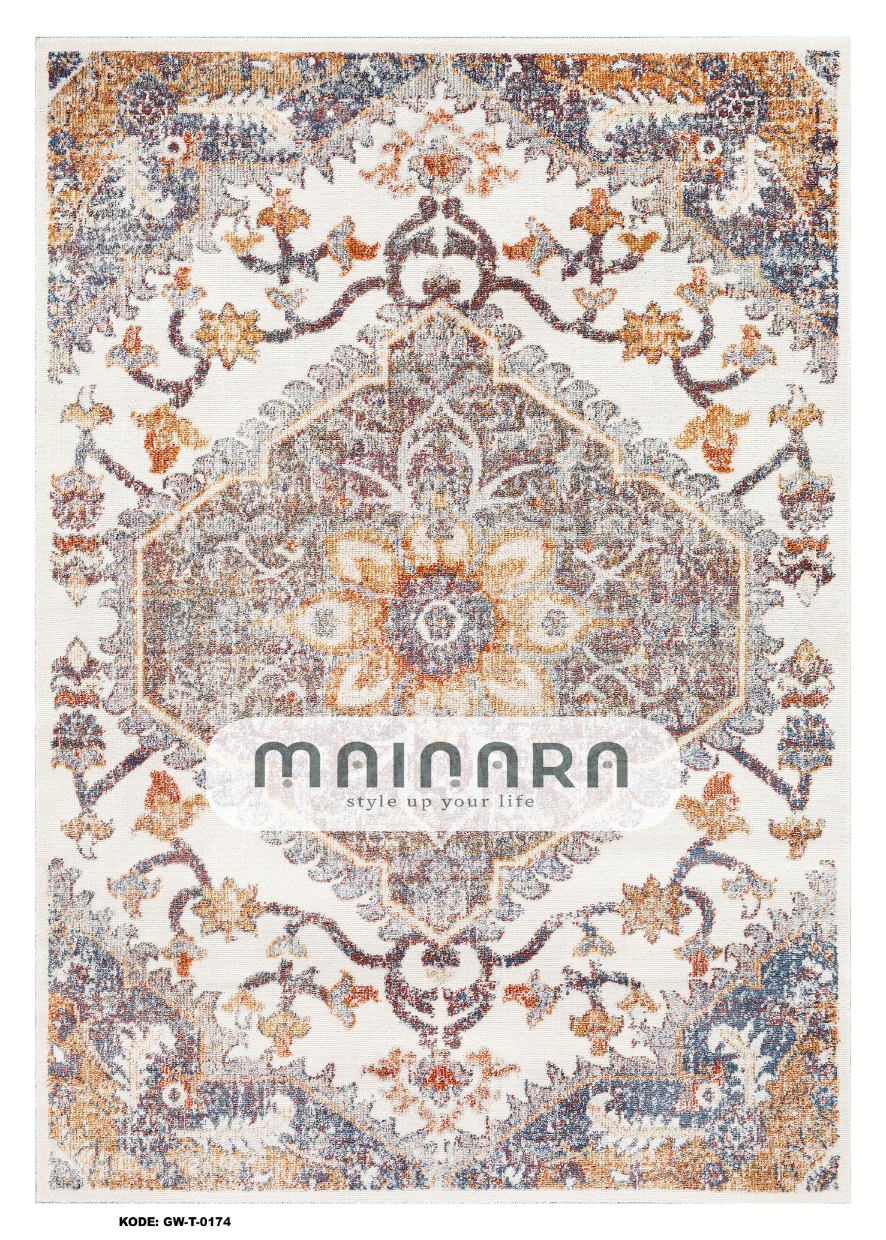 Karpet Tradisional (GW-T-0174) - Grey