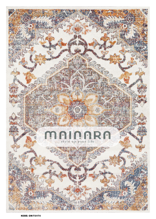 Karpet Tradisional (GW-T-0174) - Grey