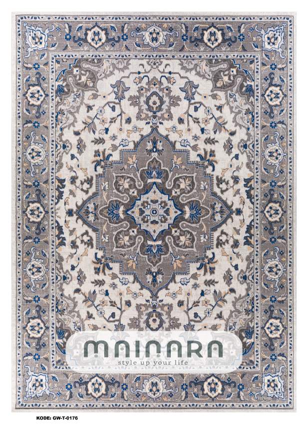Karpet Tradisional (GW-T-0176) - Grey