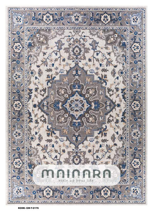 Karpet Tradisional (GW-T-0176) - Grey