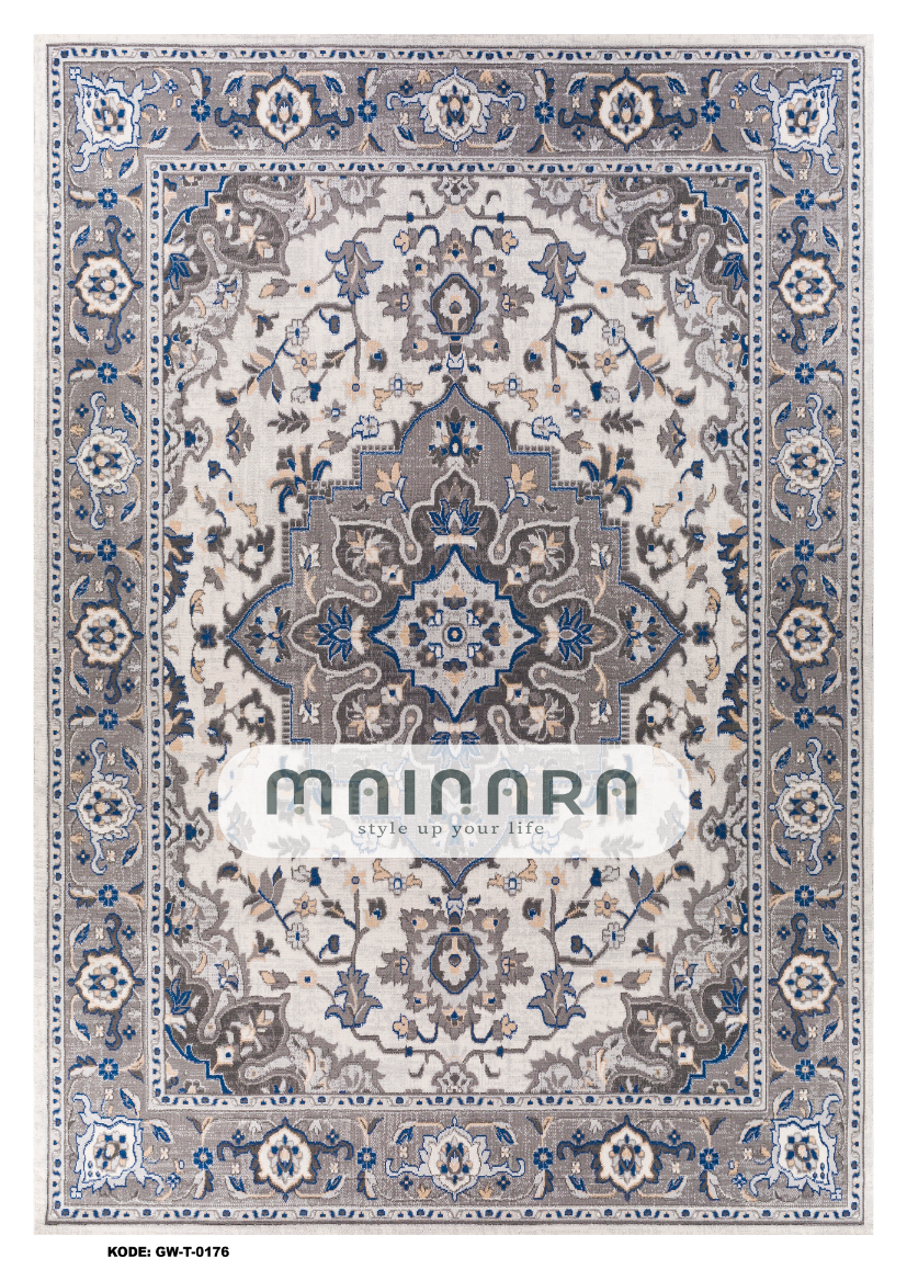 Karpet Tradisional (GW-T-0176) - Grey