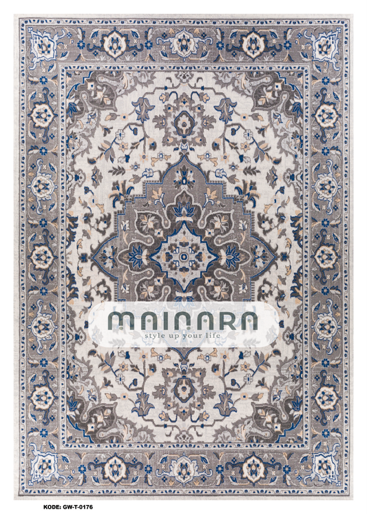 Karpet Tradisional (GW-T-0176) - Grey