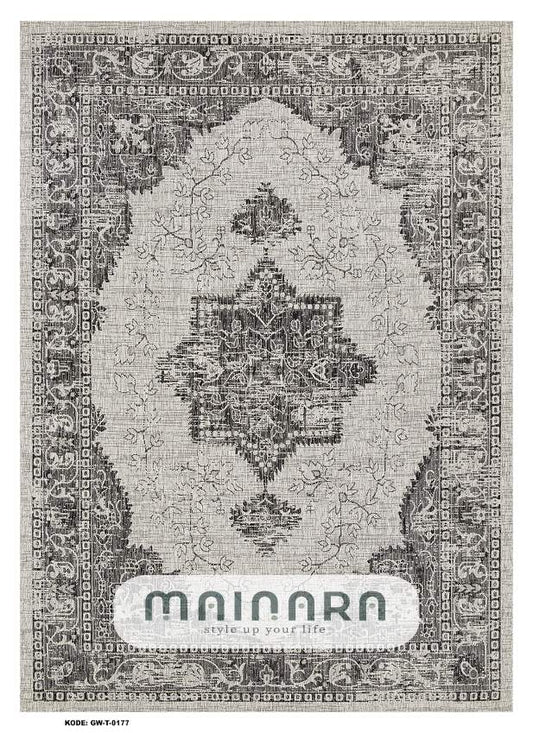 Karpet Tradisional (GW-T-0177) - Grey