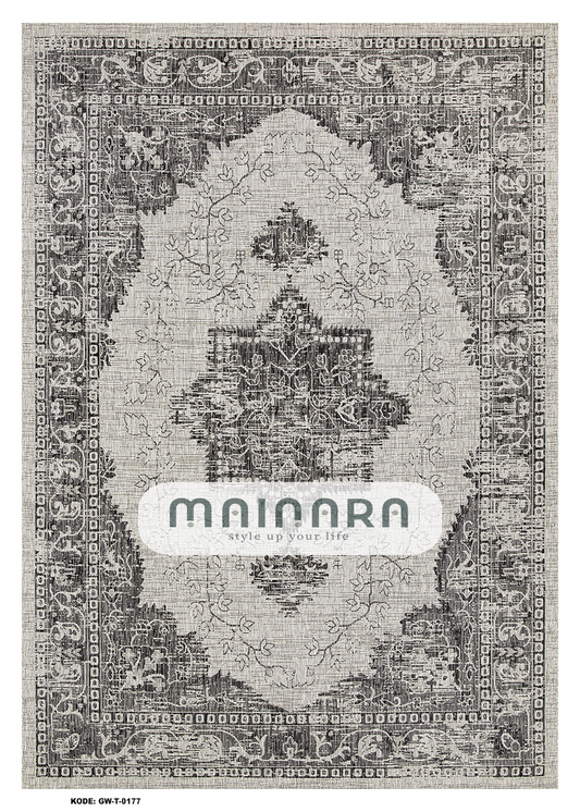 Karpet Tradisional (GW-T-0177) - Grey