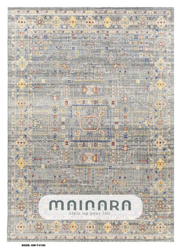 Karpet Tradisional (GW-T-0180) - Grey