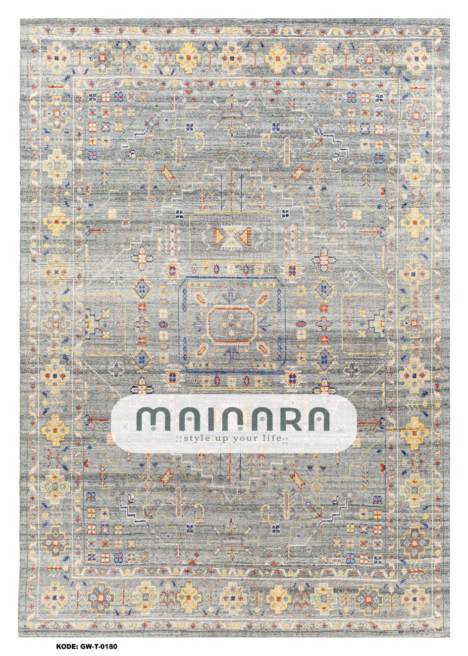 Karpet Tradisional (GW-T-0180) - Grey