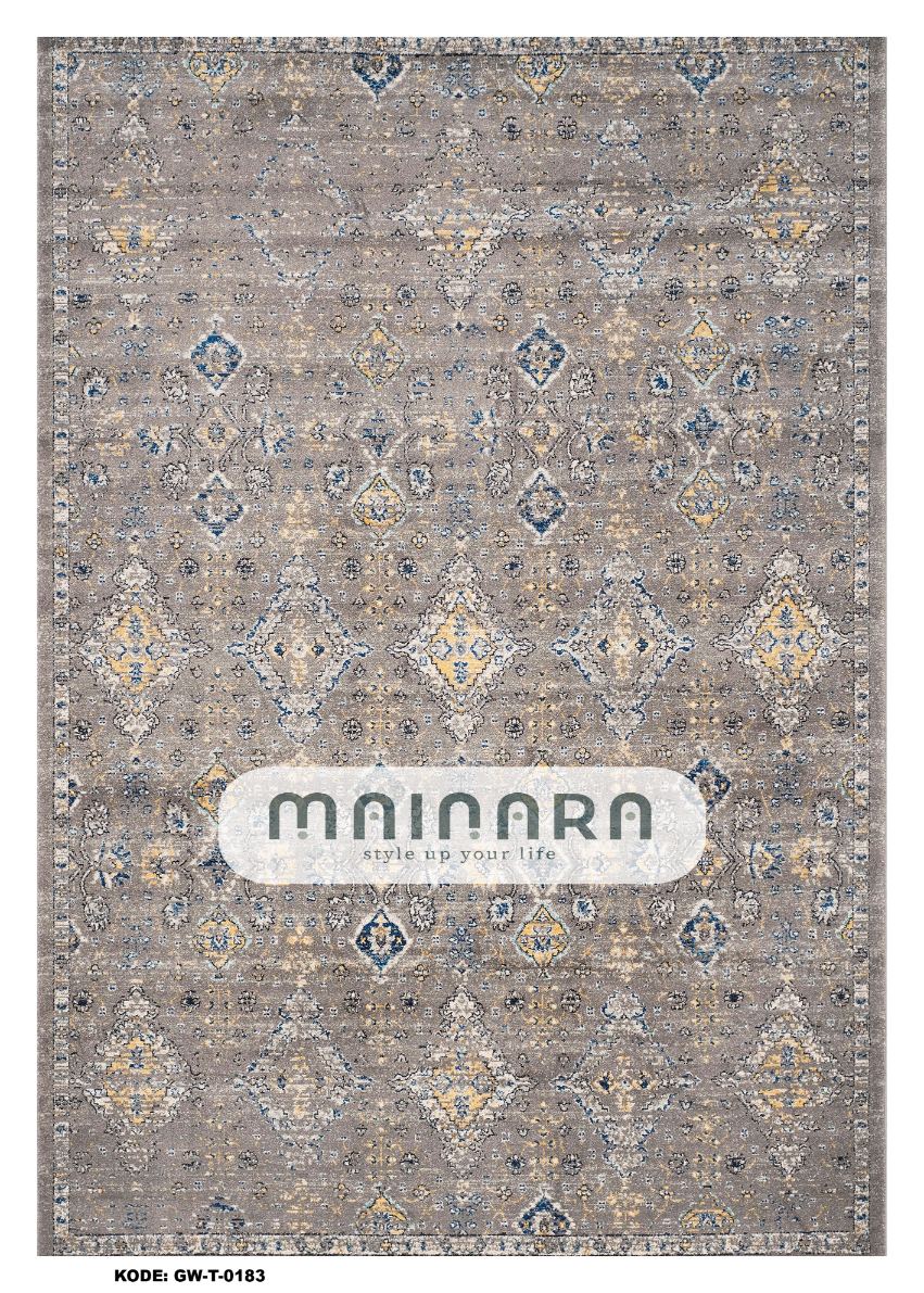 Karpet Tradisional (GW-T-0183) - Grey