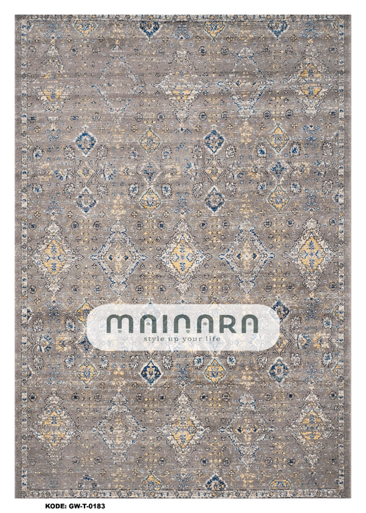 Karpet Tradisional (GW-T-0183) - Grey