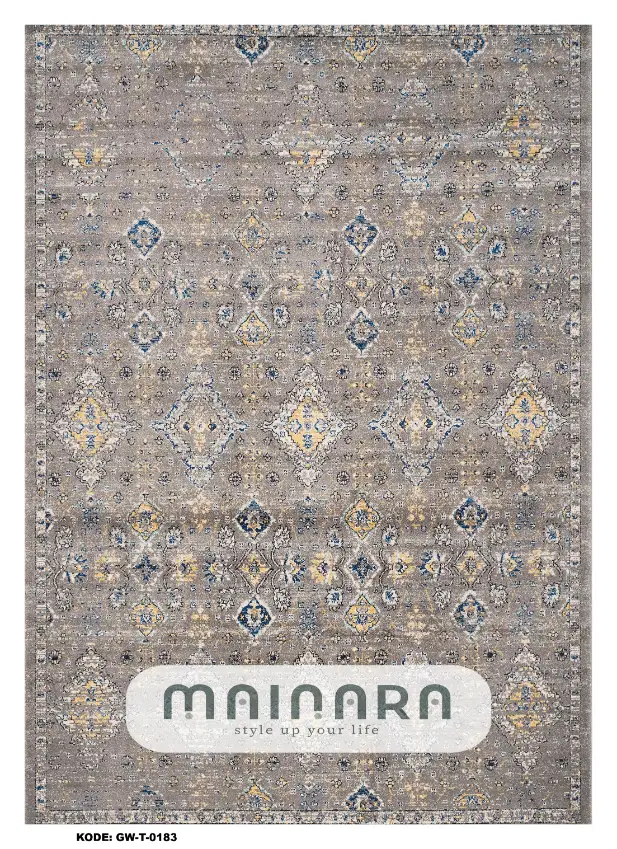 Karpet Tradisional (GW-T-0183) - Grey