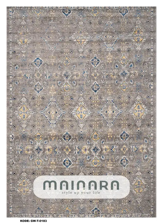Karpet Tradisional (GW-T-0183) - Grey