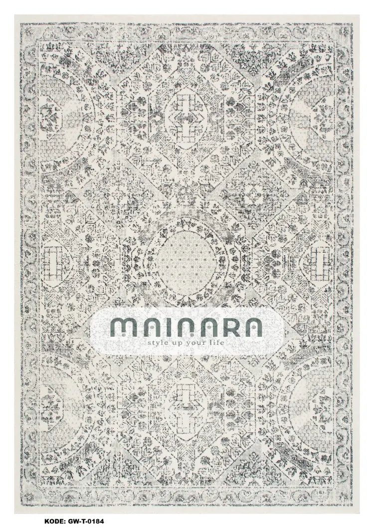 Karpet Tradisional (GW-T-0184) - Grey