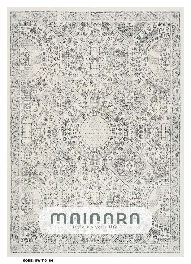 Karpet Tradisional (GW-T-0184) - Grey