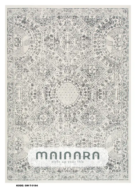 Karpet Tradisional (GW-T-0184) - Grey