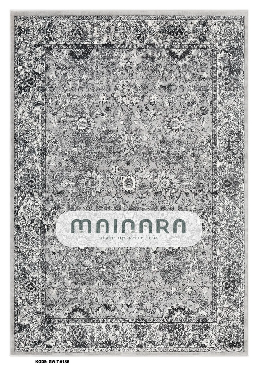 Karpet Tradisional (GW-T-0186) - Grey