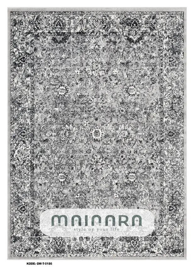 Karpet Tradisional (GW-T-0186) - Grey