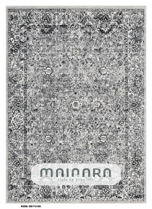 Karpet Tradisional (GW-T-0186) - Grey