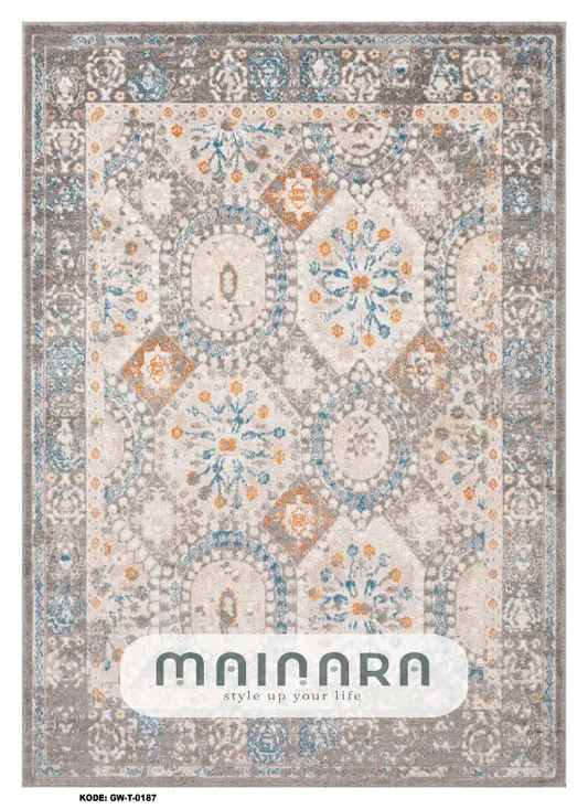 Karpet Tradisional (GW-T-0187) - Grey