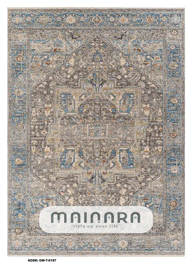 Karpet Tradisional (GW-T-0197) - Grey