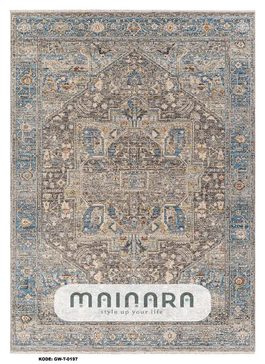 Karpet Tradisional (GW-T-0197) - Grey
