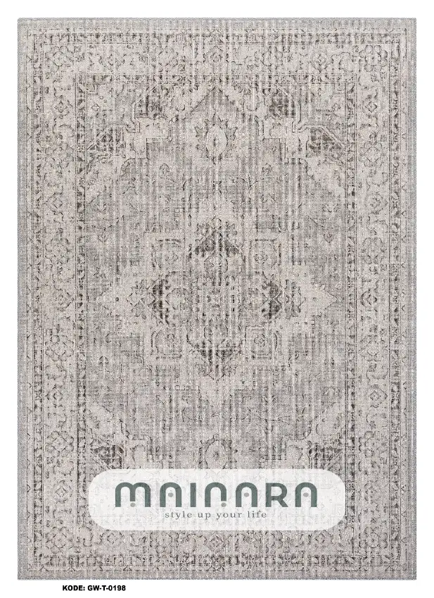 Karpet Tradisional (GW-T-0198) - Grey