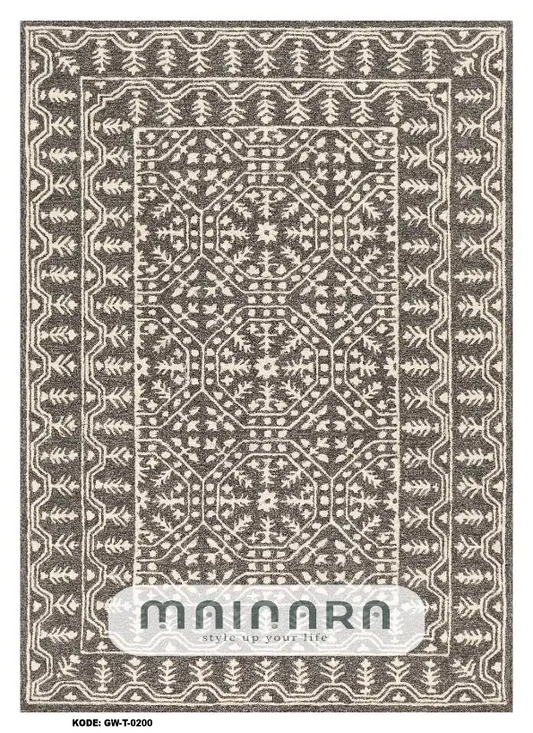 Karpet Tradisional (GW-T-0200) - Grey
