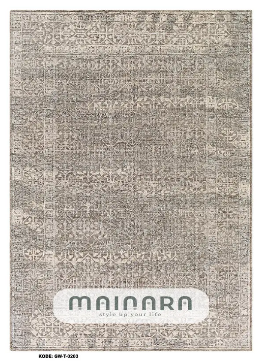 Karpet Tradisional (GW-T-0203) - Grey