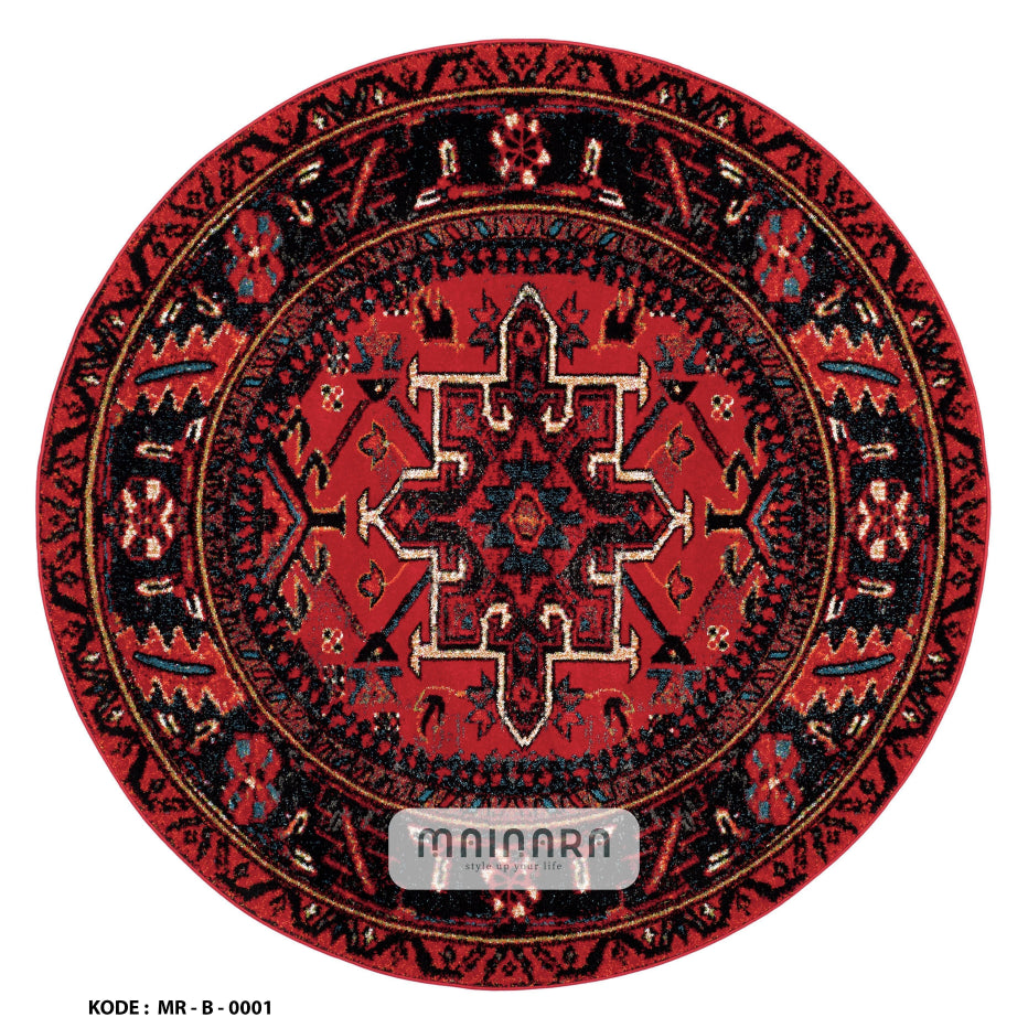 Karpet Bohemian (MR-B-0001) - Red,Black