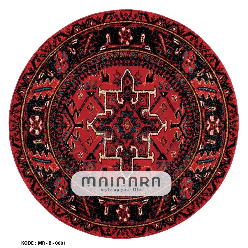 Karpet Bohemian (MR-B-0001) - Red,Black