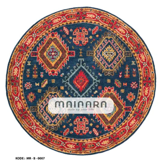 Karpet Bohemian (MR-B-0007) - Red,Blue,Brown,Pink,Yellow