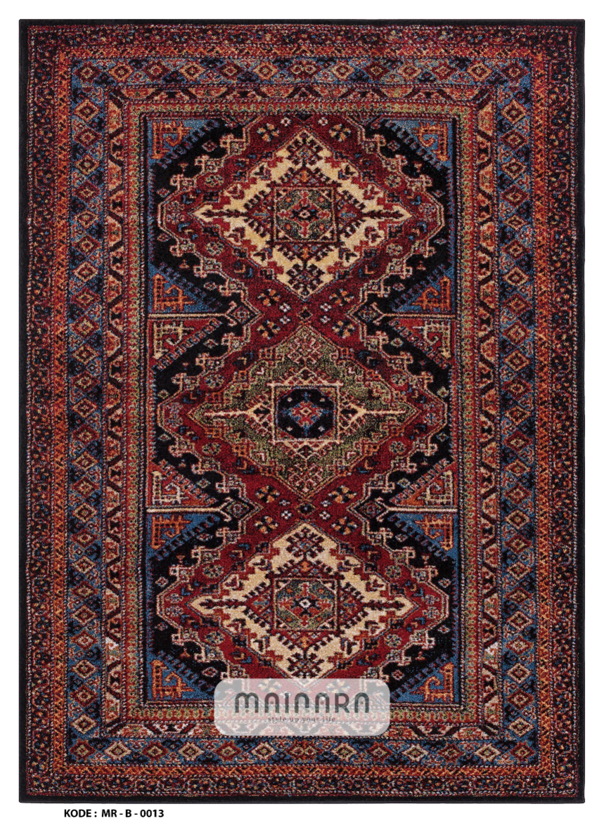 Karpet Bohemian (MR-B-0013) - Maroon,Red
