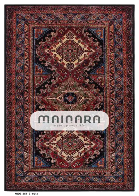 Karpet Bohemian (MR-B-0013) - Maroon,Red,Blue,Brown
