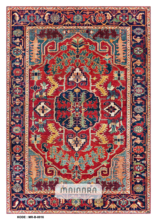 Karpet Bohemian (MR-B-0016) - Red,Blue,Orange,Green