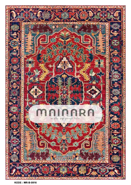 Karpet Bohemian (MR-B-0016) - Red,Blue,Orange,Green