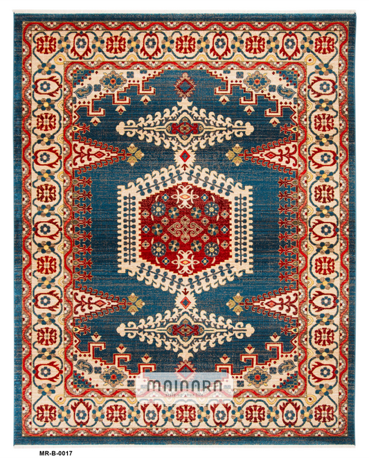 Karpet Bohemian (MR-B-0017) - Red,Green,Tosca,Cream