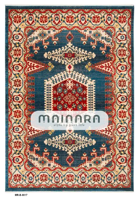 Karpet Bohemian (MR-B-0017) - Red,Green,Tosca,Cream