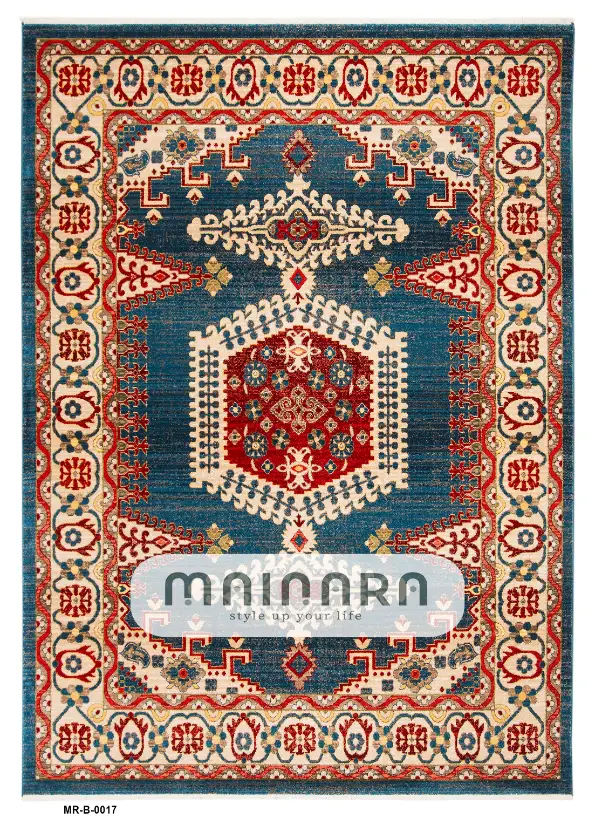Karpet Bohemian (MR-B-0017) - Red,Green,Tosca,Cream