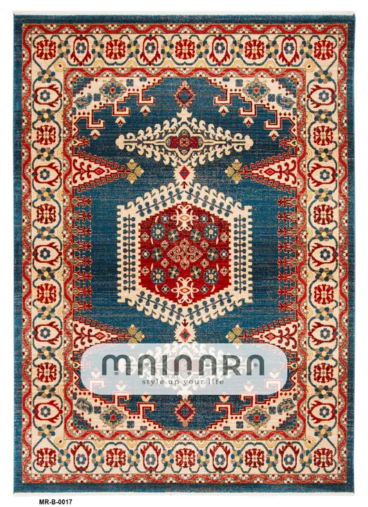Karpet Bohemian (MR-B-0017) - Red,Green,Tosca,Cream
