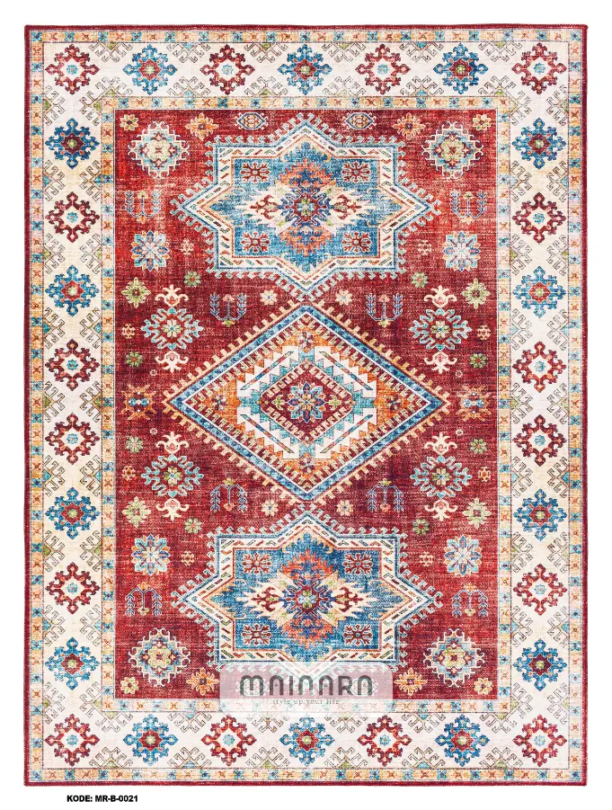 Karpet Bohemian (MR-B-0021) - Red