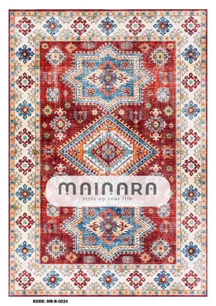 Karpet Bohemian (MR-B-0021) - Red